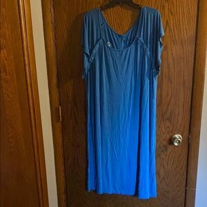 Blue nursing dress